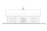Traditional House Plan - 98632 - Left Exterior