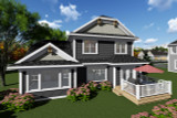 Craftsman House Plan - 99086 - Rear Exterior