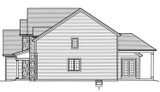 European House Plan - The Greenbriar 99069 - Right Exterior