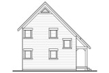 A-Frame House Plan - Willowgate 99089 - Rear Exterior