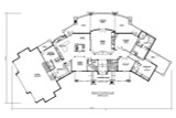 Craftsman House Plan - Avalon 99076 - 1st Floor Plan