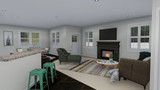 Ranch House Plan - Autumn Leaf 99015 - Living Room