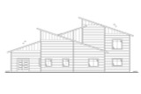 Contemporary House Plan - 99231 - Rear Exterior