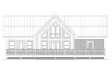 Lodge Style House Plan - Deep Freeze 99368 - Rear Exterior