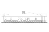 Ranch House Plan - 99383 - Left Exterior