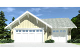 Craftsman House Plan - Clementine Garage 99410 - Front Exterior