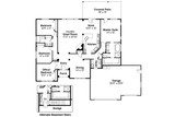 Ranch House Plan - Clearfield 99485 - 1st Floor Plan