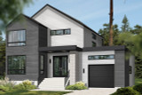 Contemporary House Plan - Sequoia 3 99512 - Front Exterior