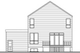 Contemporary House Plan - Sequoia 3 99512 - Rear Exterior