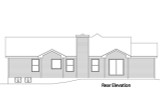 Secondary Image - Ranch House Plan - 99616 - Rear Exterior