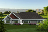 Secondary Image - Ranch House Plan - 99634 - Rear Exterior