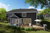 Prairie House Plan - 99649 - Rear Exterior