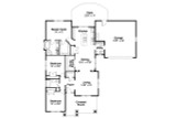 Cottage House Plan - St. Clair 99703 - 1st Floor Plan