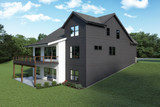 Farmhouse House Plan - 99787 - Left Exterior