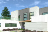 Modern House Plan - Lennox 99799 - Front Exterior