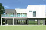 Modern House Plan - Lennox 99799 - Rear Exterior