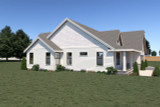 Farmhouse House Plan - 99853 - Left Exterior