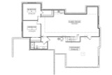 Tuscan House Plan - Hawthorn 99812 - Basement Floor Plan