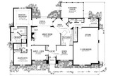 Colonial House Plan - 99910 - 1st Floor Plan