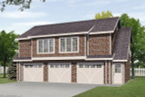 Traditional House Plan - 99994 - Front Exterior