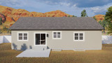 Traditional House Plan - Caroline 99968 - Rear Exterior