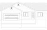 Traditional House Plan - Caroline 99968 - Front Exterior