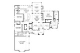 Craftsman House Plan - Woodfin Ridge Cottage B 19974 - 1st Floor Plan