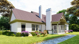 Secondary Image - Craftsman House Plan - Woodfin Ridge Cottage B 19974 - Rear Exterior