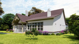 Craftsman House Plan - Woodfin Ridge Cottage B 19974 - Rear Exterior