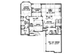 European House Plan - Spring Glenn Cottage 25755 - 1st Floor Plan