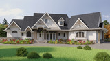 Craftsman House Plan - Tiger Creek A 27960 - Front Exterior