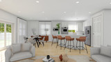 Craftsman House Plan - Douglas 36021 - Family Room