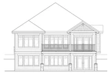 Craftsman House Plan - 38215 - Rear Exterior