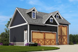 Farmhouse House Plan - Lodgemont 38850 - Left Exterior