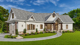 Ranch House Plan - Westbrooks II Cottage 41848 - Exterior