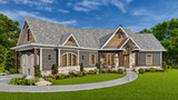 Ranch House Plan - Westbrooks II Cottage 41848 - Exterior