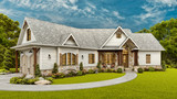 Ranch House Plan - Westbrooks II Cottage 41848 - Exterior