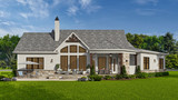 Ranch House Plan - Westbrooks II Cottage 41848 - Rear Exterior