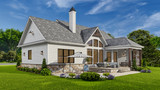 Ranch House Plan - Westbrooks II Cottage 41848 - Rear Exterior