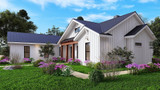 Farmhouse House Plan - Silverton 43245 - Right Exterior