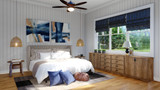Farmhouse House Plan - Silverton 43245 - Master Bedroom