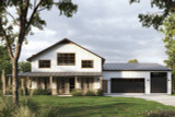 Farmhouse House Plan - 49090 - Front Exterior