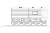 Contemporary House Plan - 51555 - Left Exterior