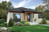 Prairie House Plan - 51860 - Front Exterior