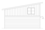Contemporary House Plan - 56007 - Rear Exterior