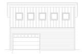 Contemporary House Plan - 56007 - Left Exterior