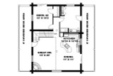 A-Frame House Plan - 59456 - 1st Floor Plan