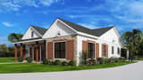 Ranch House Plan - Summerville 63476 - Right Exterior