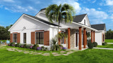Ranch House Plan - Summerville 63476 - Left Exterior
