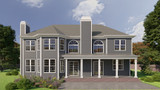 Craftsman House Plan - Astoria 65238 - Rear Exterior